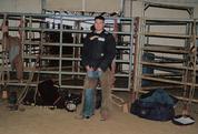 Todd Fox in Rural Missouri after first bullride.