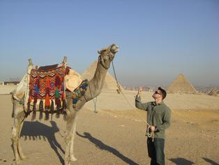 Todd Fox Cairo Egypt Camel at Pyramids