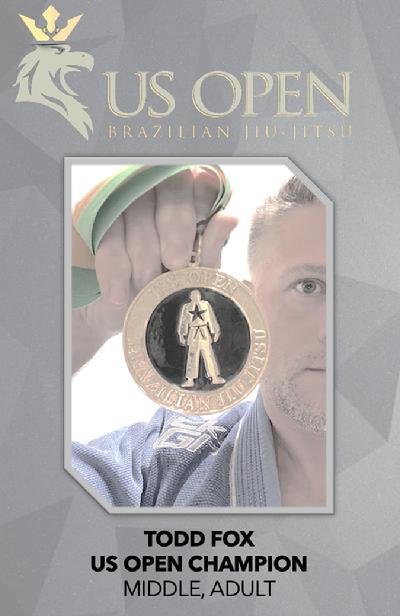 Todd Fox US OPEN Champion Santa Cruz Jiu Jitsu
