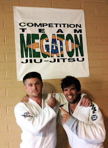 Todd Fox training with Megaton Dias World Class Black Belt Jiu Jitsu Jiu Jitsu