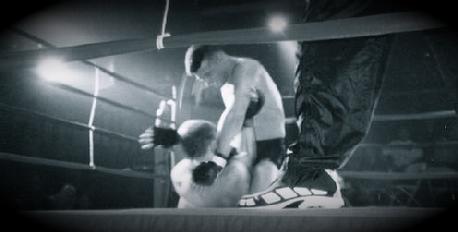 Todd Fox Punching from the Mount at the RSF MMA Fights