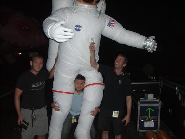 Todd Fox during the Roger Waters South American Tour