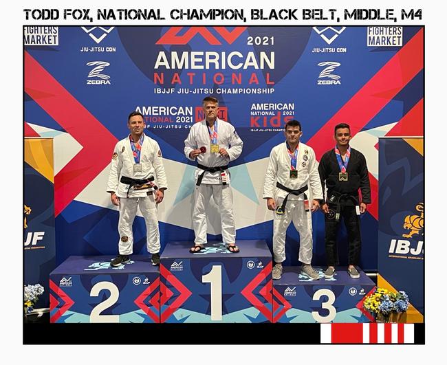 Todd Fox US National Champion Black Belt 2021