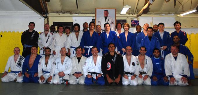 Todd Fox's training friends and family in London. London Brazilian Jiu Jitsu.