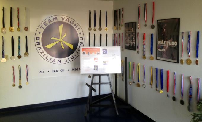 Medals of Team Vaghi and Todd Fox