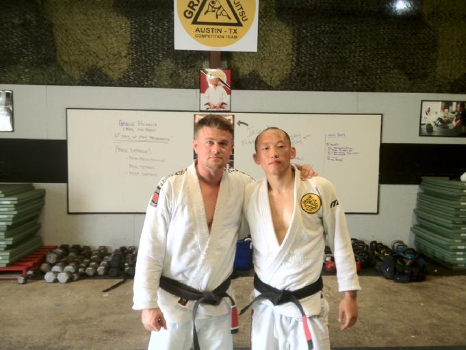 Todd Fox and Donald Park of Gracie Humaita