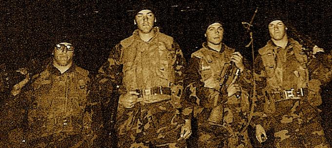 US Marines at the School of Infantry at Camp Pendelton